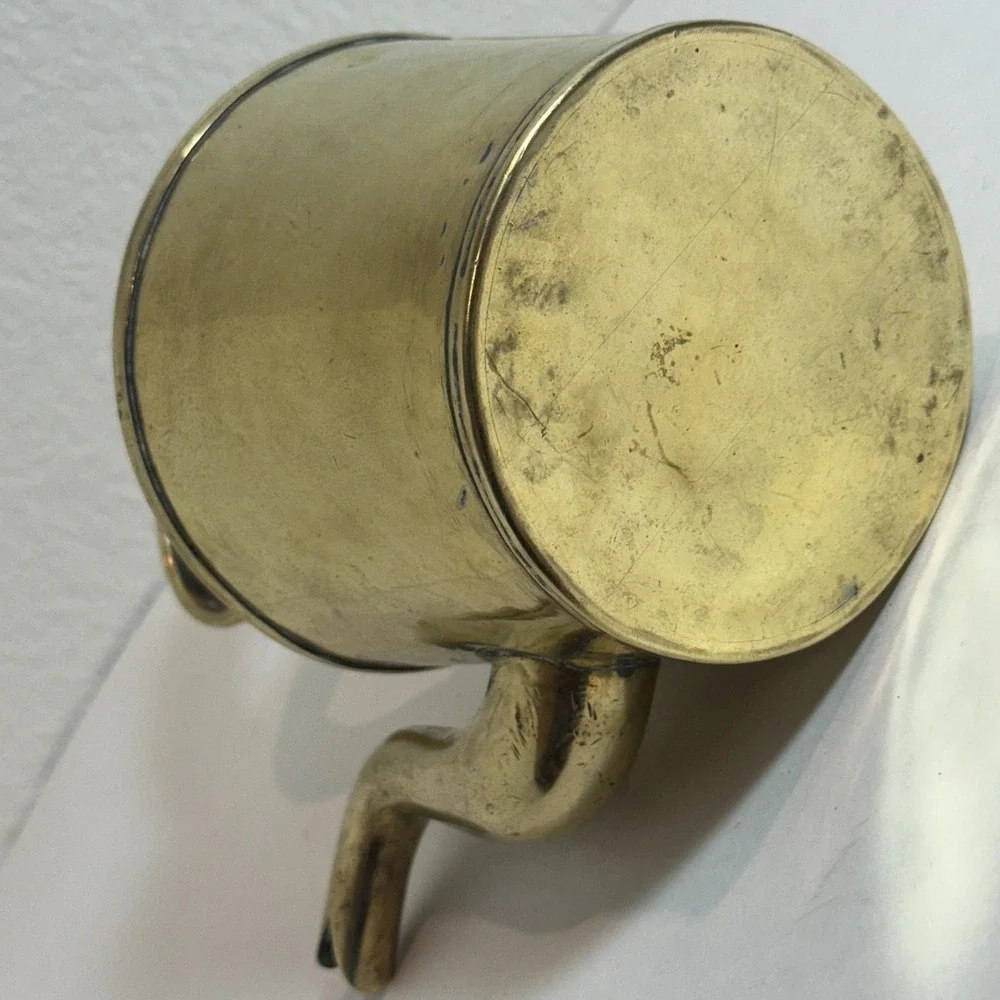 Vintage‎ Brass Teapot Kettle Pitcher Small Water Can